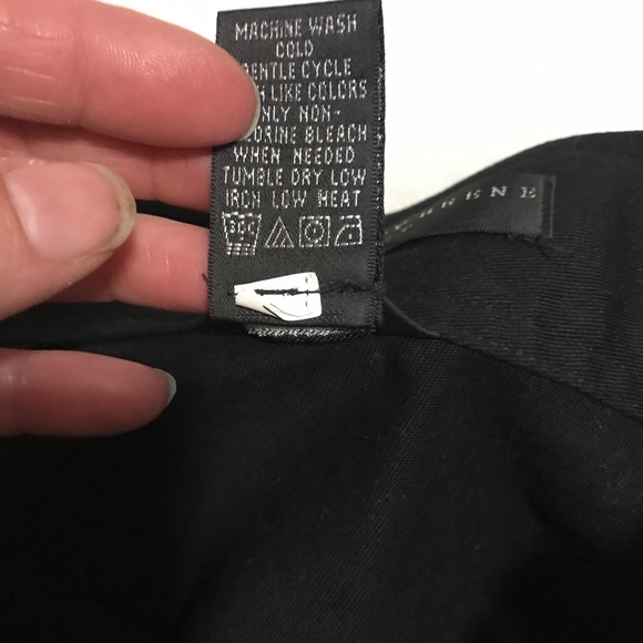 Geoffrey Beene Black Mini Skirt With small Pockets Size 2 - Picture 7 of 12